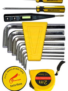 金馬工具JM-8017A 家用五金工具17件套，便捷實(shí)用的禮品型組合